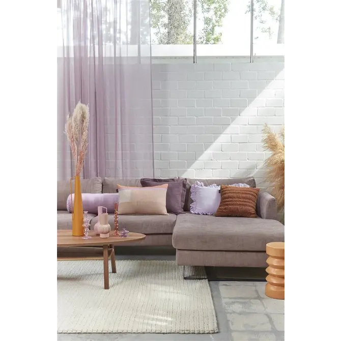 KAAT Amsterdam Coussin décoratif Emil - Lilas 45x45 cm