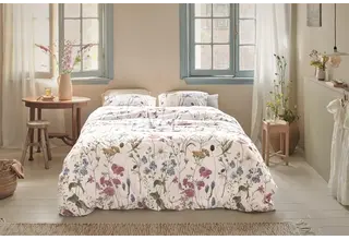 Ariadne at Home Housse de couette Bloom White 240x200/220 cm