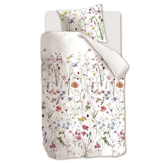 Ariadne at Home Dekbedovertrek Bloom Wit 240x200/220 cm
