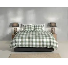 Zo! Home Quattro di Lino Dekbedovertrek 240x200/220 Moss Green