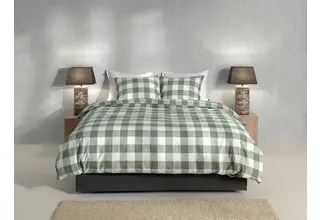 Zo! Home Quattro di Lino Dekbedovertrek 240x200/220 Moss Green