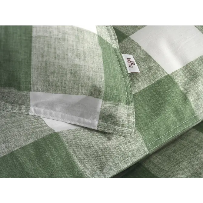 Zo! Home Quattro di Lino Dekbedovertrek 240x200/220 Moss Green