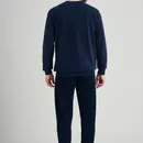 Schiesser Schiesser pyjama homme long 175605 bleu nuit