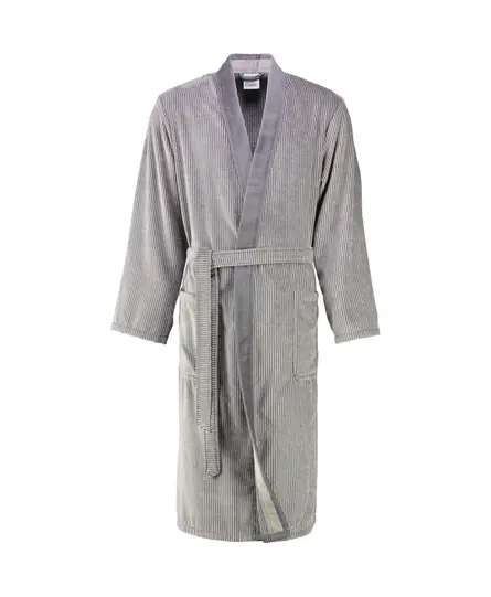 Cawö Heren Badjas 5840 Velours Kimono Stein 50