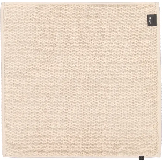 Cawö Tapis de bain (noué à la main) 1007 uni beige 60/60 Cawö Tapis de bain (noué à la main) 1007 uni beige 60/60