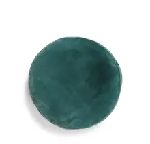 Essenza Mads Furry cushion Reef green 45 cm round