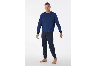 Schiesser Pyjama Long navy 180252 56/XXL