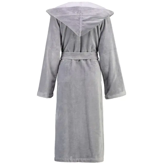 Cawö - Peignoir à capuche pour dames 802 - Graphit 44/46