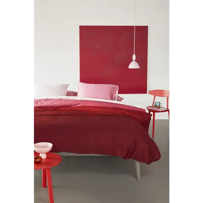 Beddinghouse Dutch Design Housse de couette Virtual - Rouge 200x200/220 cm