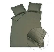 Vandyck Home 78 Check 300Tc Kussensloop (60x70) sage green