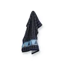 Bunzlau Castle Bunzlau Castle Tea towel Boat Dark Blue