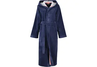 Cawö Peignoir à capuche 830 Doubleface marine 44/46