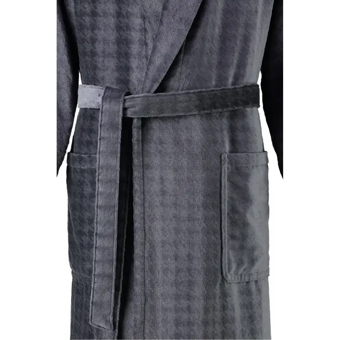 Cawö Peignoir homme à col châle 1716 anthrazit 56