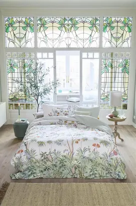 Pip Studio Il Paradiso Housse de couette blanche 260x200/220 cm