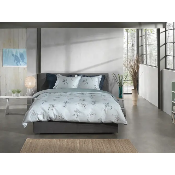 Heckett & Lane Frosti Housse de couette 200x200/220 Bleu