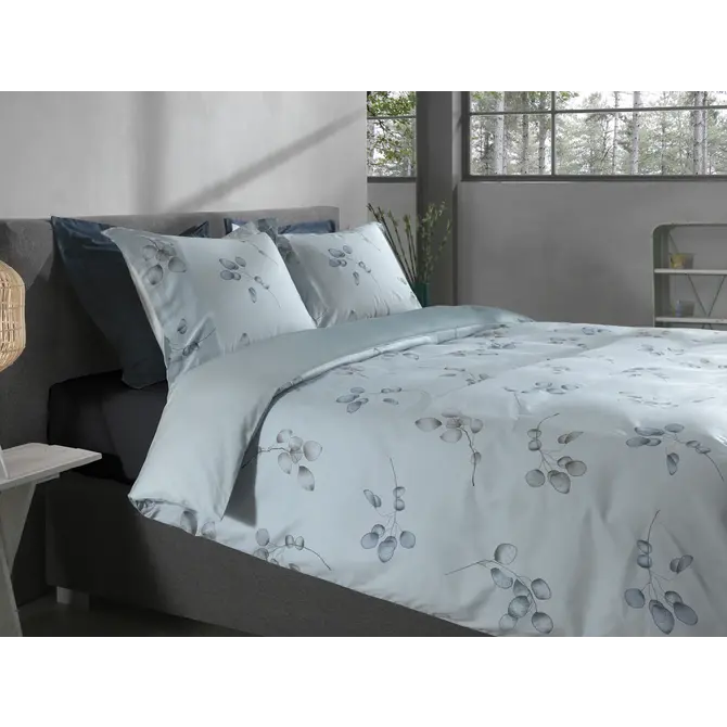 Heckett & Lane Frosti Housse de couette 200x200/220 Bleu