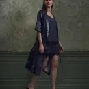 Essenza Essenza Sarai Flora Kimono bleu nuit L