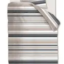 Rivièra Maison Riviera Maison Dekbedovertrek Sturdy Stripe  Marineblauw 200x200/220 cm