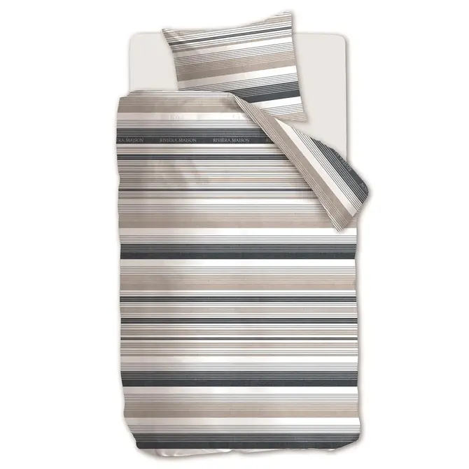 Riviera Maison Housse de couette Sturdy Stripe Navy Blue 200x200/220 cm Riviera Maison Housse de couette Sturdy Stripe Navy Blue 200x200/220 cm