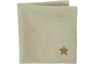 Sander linnen servet Star 45x45 Beige