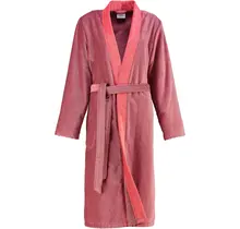 Cawo 6431 Velours Dames Badjas Kimono Rot 40