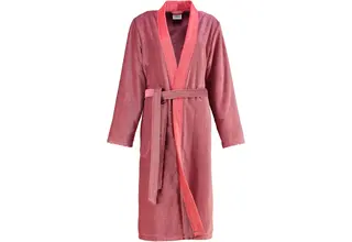 Cawo 6431 Velour Peignoir de bain femme Kimono Rot 40