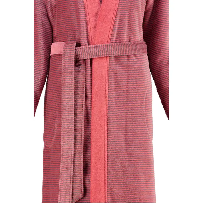 Cawo 6431 Velour Peignoir de bain femme Kimono Rot 40