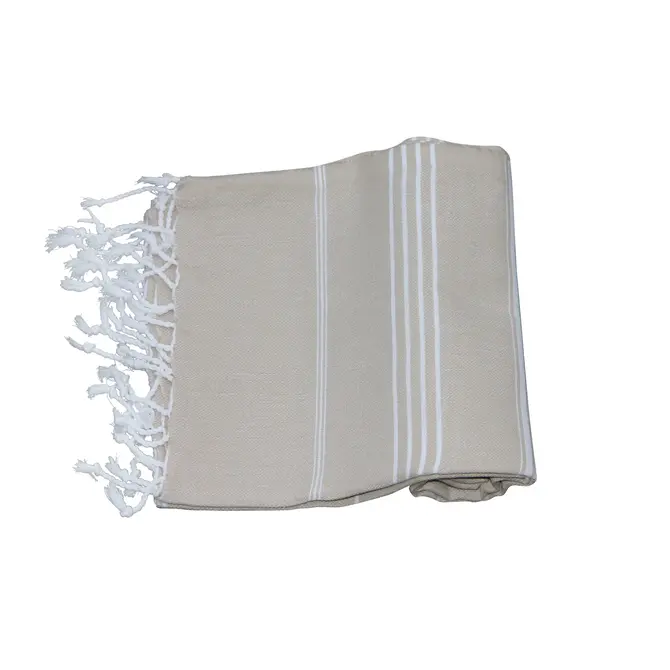 Serviette de Hamam 100%coton 100x180cm Beige