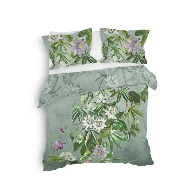 Heckett & Lane Bertil Dekbedovertrek Laurel Green 200x200/220