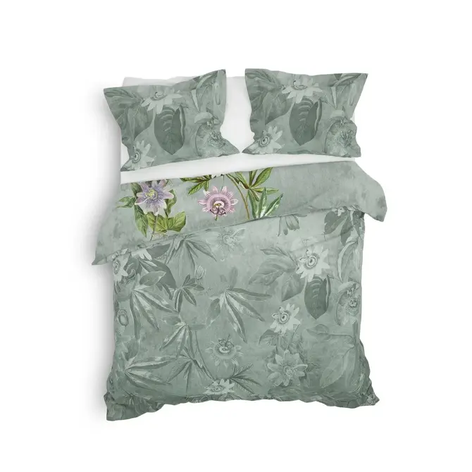 Heckett & Lane Bertil Dekbedovertrek Laurel Green 200x200/220
