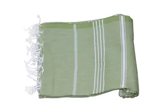 Hamamdoek 100%katoen 100x180cm Olijfgroen