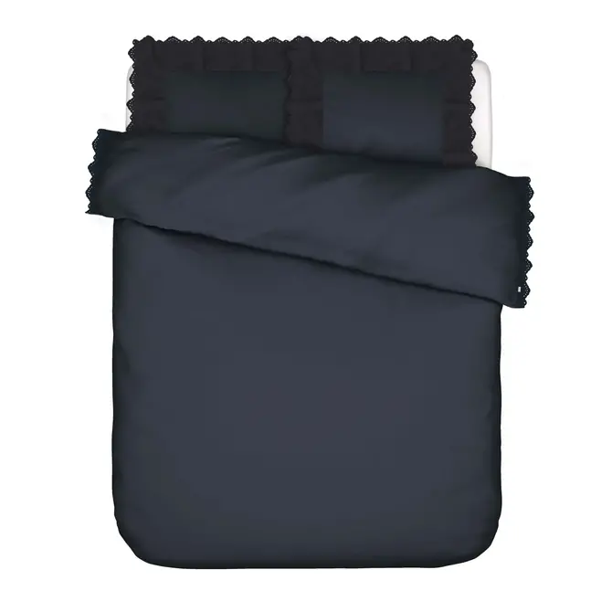 Essenza Maen  dekbedovertrek Nightblue 2p set 200x220