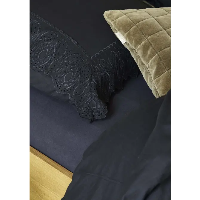 Essenza Maen  dekbedovertrek Nightblue 2p set 200x220