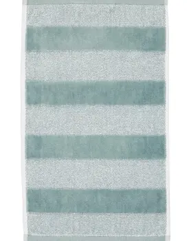 Beddinghouse Sheer Stripe Gastendoekje  Groen 30x50 cm