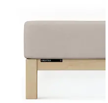 Schlafgut Badstof Hoeslaken L - 140x200 - 160x200 496 Sand Mid