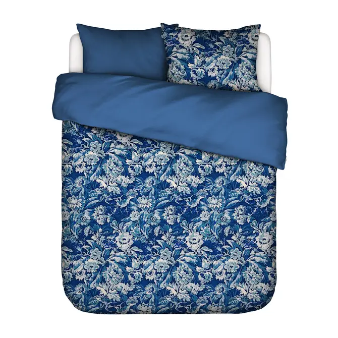 Essenza Yfke Dekbedovertrek Cobalt blue 260x200/220 Essenza Yfke Dekbedovertrek Cobalt blue 260x200/220
