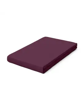 Schlafgut Pure Jersey Topper Hoeslaken XL - 180x200 - 200x220 542 Purple Deep