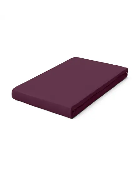 Schlafgut Pure Jersey Topper Hoeslaken XL - 180x200 - 200x220 542 Purple Deep
