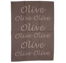 Stuco Trends Textiles Olive Jaquard Theedoek