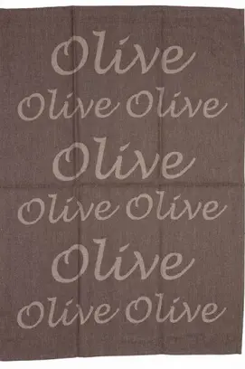 Stuco Trends Textiles Olive Jaquard Theedoek