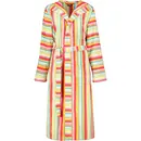 Cawö Cawo Ladies Bathrobe 7081 Terry Cloth with Hood Multi 36