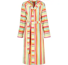 Cawo Dames Badjas 7081 Badstof met Capuchon Multi 36