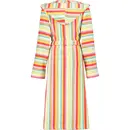 Cawö Cawo Ladies Bathrobe 7081 Terry Cloth with Hood Multi 36