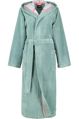 Cawö Badjas met capuchon 830 Doubleface  fjord 32/34