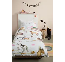 Beddinghouse Kids - Housse de couette Horse Ranch - Multi 100 x 135