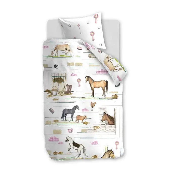Beddinghouse Kids - Housse de couette Horse Ranch - Multi 100 x 135 Beddinghouse Kids - Housse de couette Horse Ranch - Multi 100 x 135
