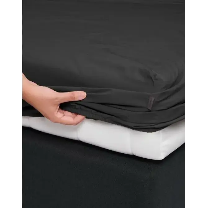Essenza Minte drap-housse 90x200 Anthracite