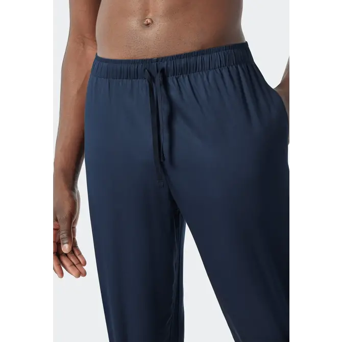 Schiesser Pyjama long bleu foncé 178337 54/XL