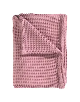 Heckett & Lane Wafel Plaid 180x260 Baby Pink