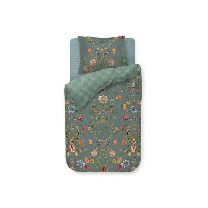 Pip Studio Botanico Verde Housse de couette Bleu 260x200/220 cm Pip Studio Botanico Verde Housse de couette Bleu 260x200/220 cm